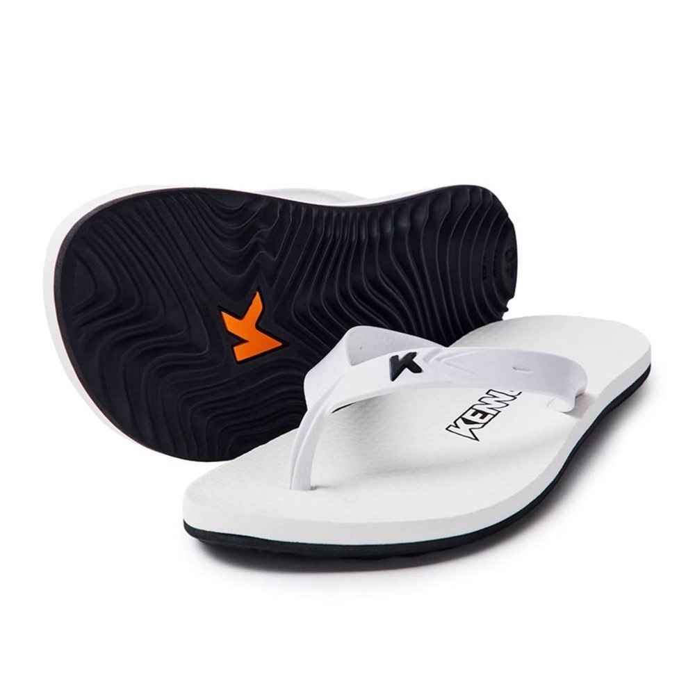 Chinelo Kenner New Summer Masculino - Branco e Preto - Men Shoes