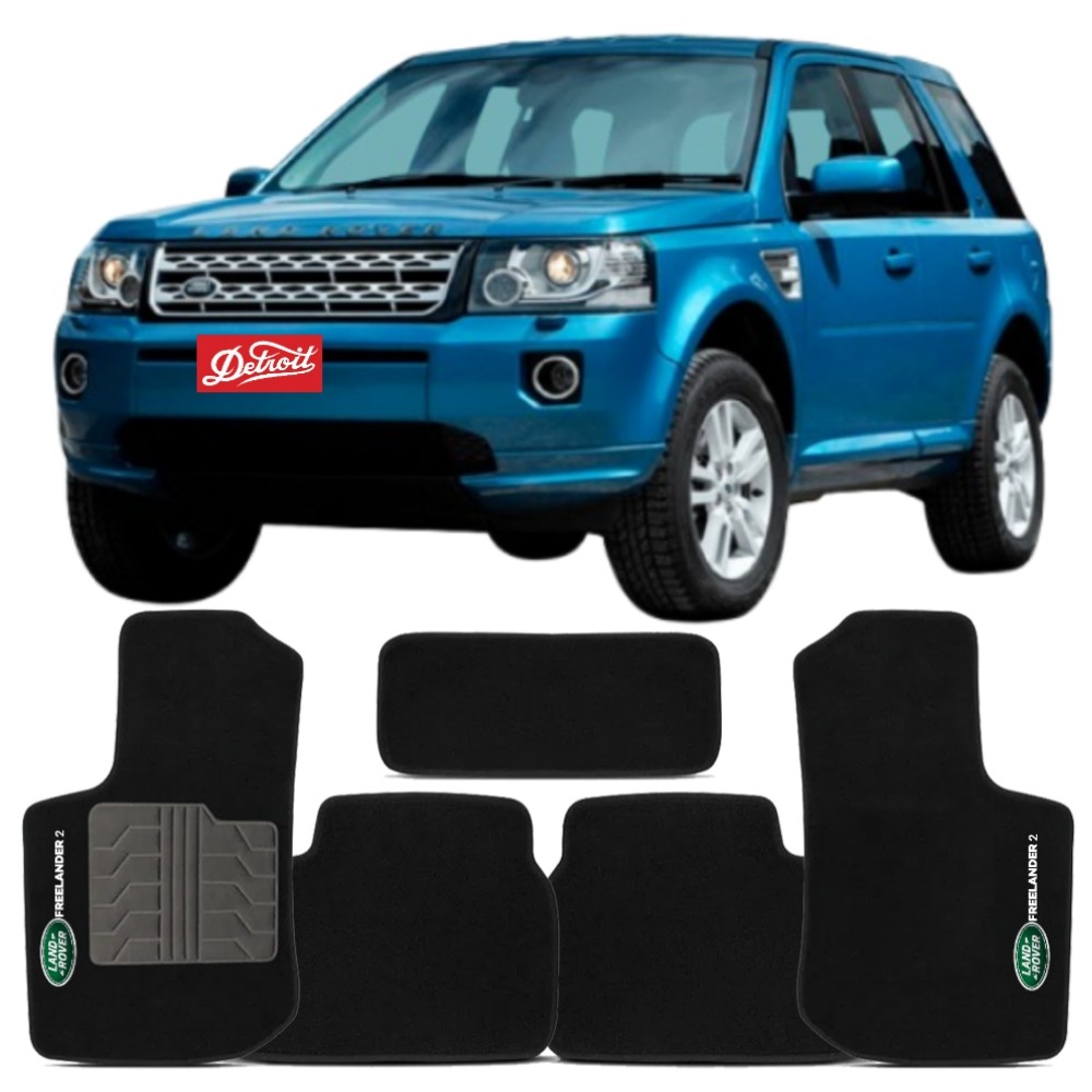 Tapete Land Rover Freelander 2 2006 a 2015 Tevic TVLR20106 Carpete Pinado Preto