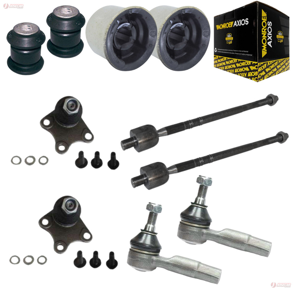 Kit Bucha Bandeja+Pivo+Axial+Terminal Fox Polo CrossFox