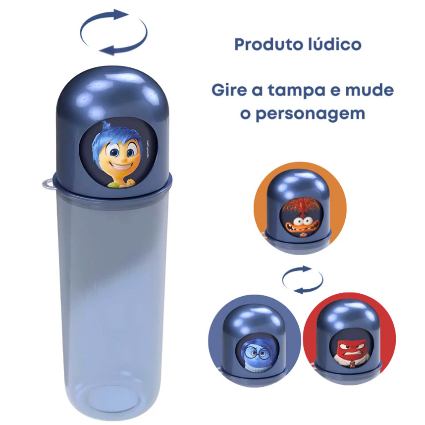 Estojo Porta Escova Infantil Plasútil Divertidamente Lúdico