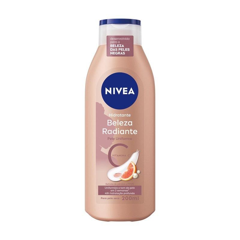 Loção Deo-Hidratante Nivea Beleza Radiante Pele Uniforme 200ml em Oferta na Shopee