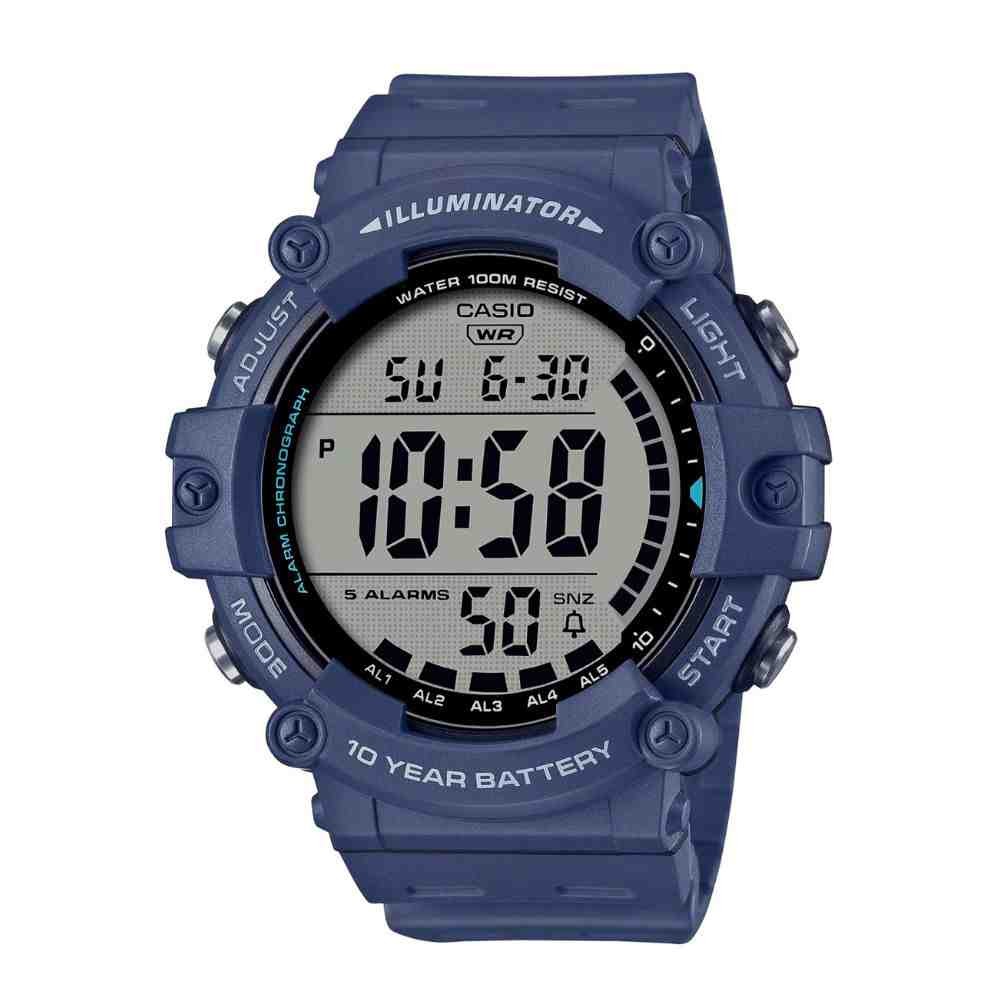 Relógio Casio Standard Azul Masculino AE-1500WH-2AVDF