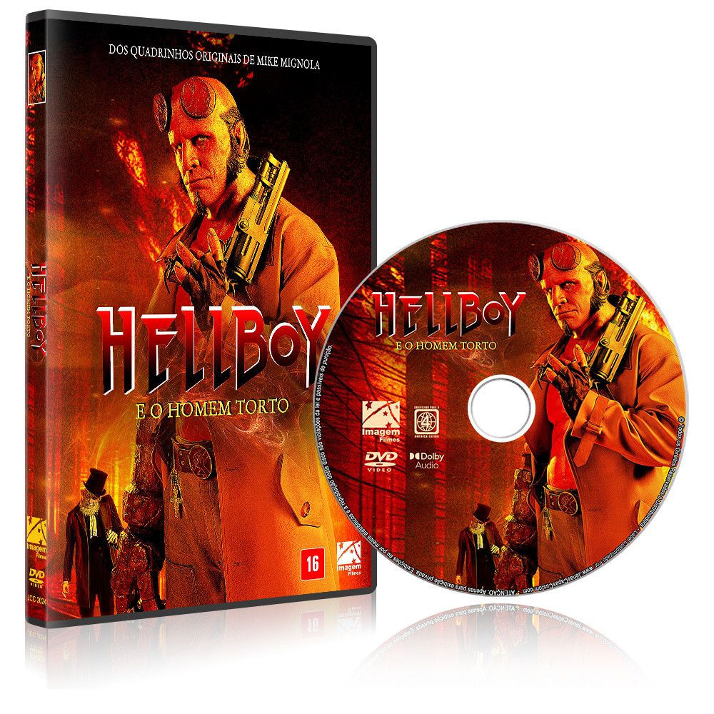 DVD Hellboy e o Homem Torto Dublado e Legendado (2024) - Alta Qualidade *PROMOÇÃO*