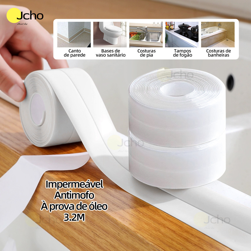 JCHO  3.2metros  fita adesiva para vedação resistente a mofo fita vedação impermeável