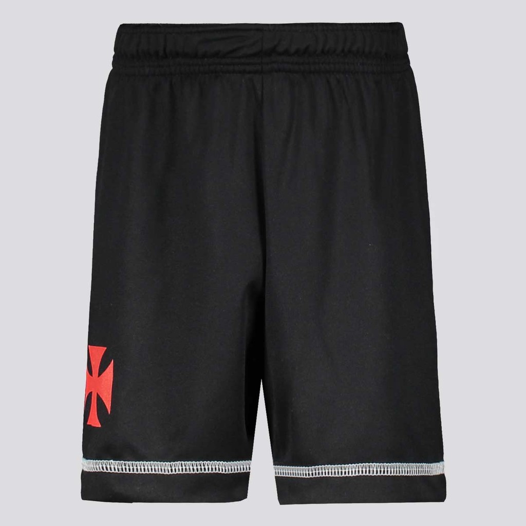 Bermuda Vasco Taça Infantil Preta em Oferta na Shopee