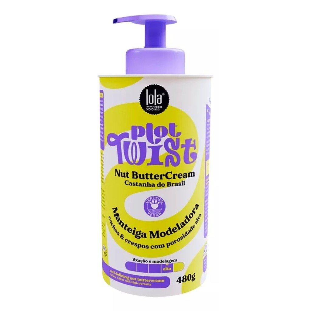Manteiga Modeladora Lola Plot Twist Nut Butter Cream 480g