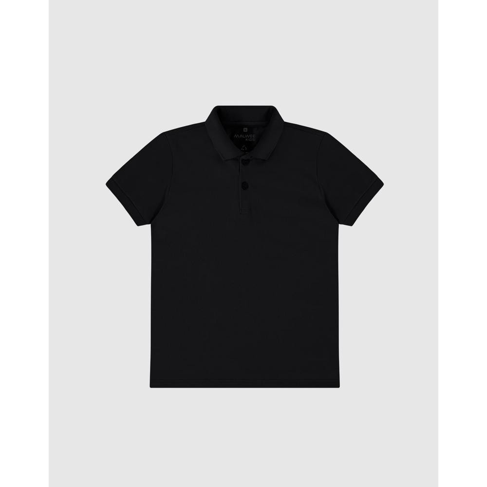 Camisa Polo Infantil Menino Peitilho Frontal Em Algodão Malwee Kids em Oferta na Shopee