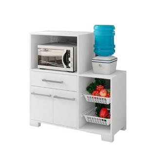 Balcão Multiuso De Cozinha Fruteira 1 Gaveta 2 Portas Cuba em Oferta na Shopee