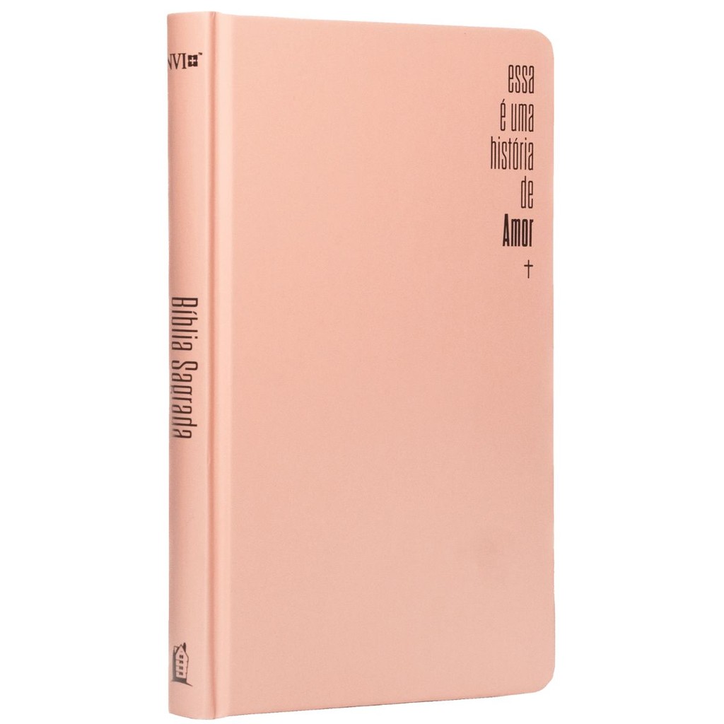 Bíblia Sagrada Slim | Essa é Uma História de Amor | NVI | Leitura Perfeita | Capa Dura Rosa