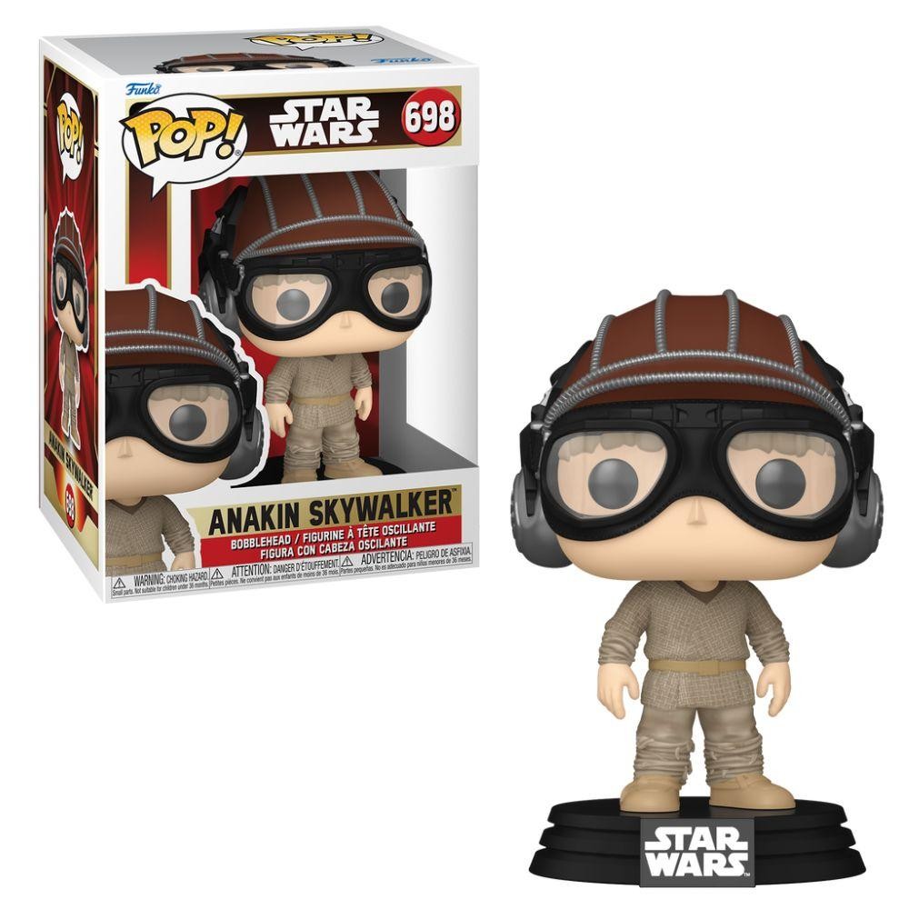 Boneco Funko POP! SW Anakin Skywalker In Pod Racer Helmet