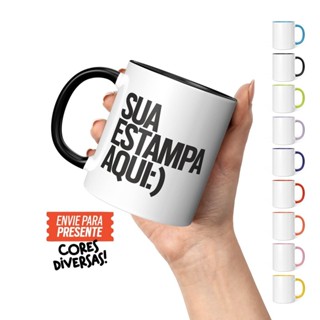 Caneca Personalizada Porcelana 325ml Com a Sua Arte ou Foto em Oferta na Shopee
