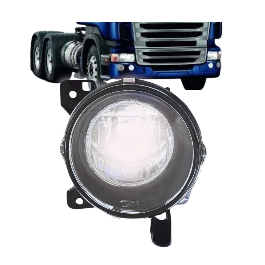 Farol Auxiliar Milha LED Para Scania Série 4 340 420 Série 5 PGR P250 G730 R500 Lado Direito F-450
