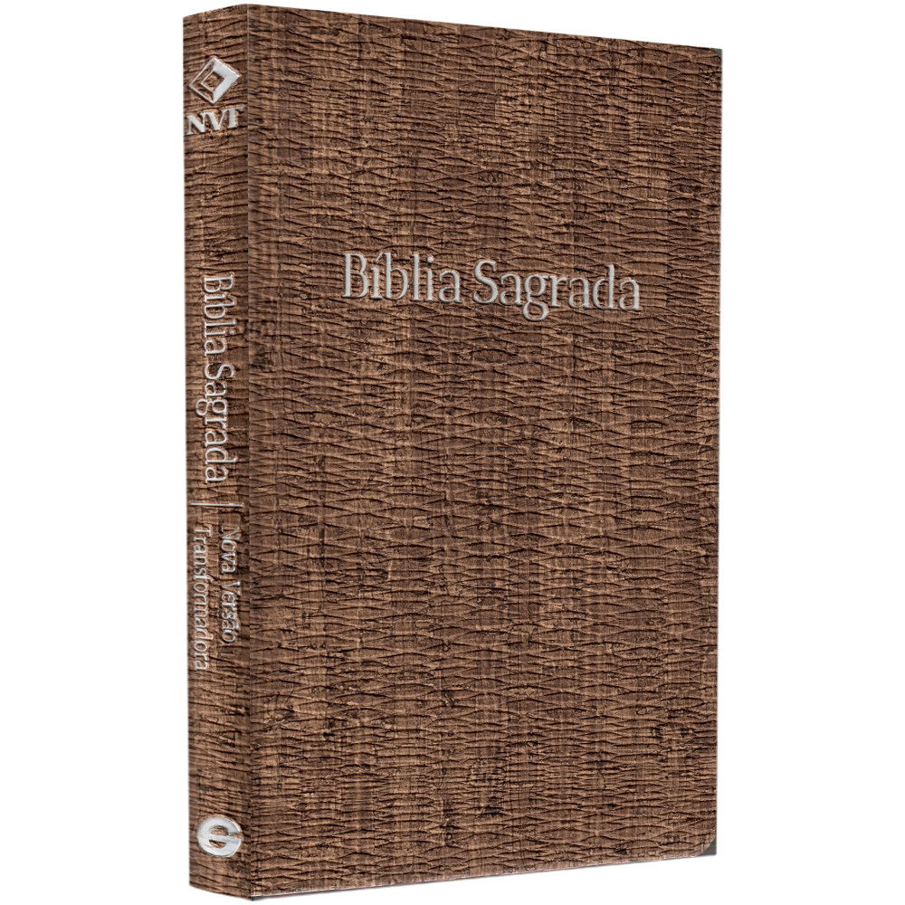 Bíblia Sagrada | NVT | Letra Normal | Luxo Madeira Escura em Oferta na Shopee