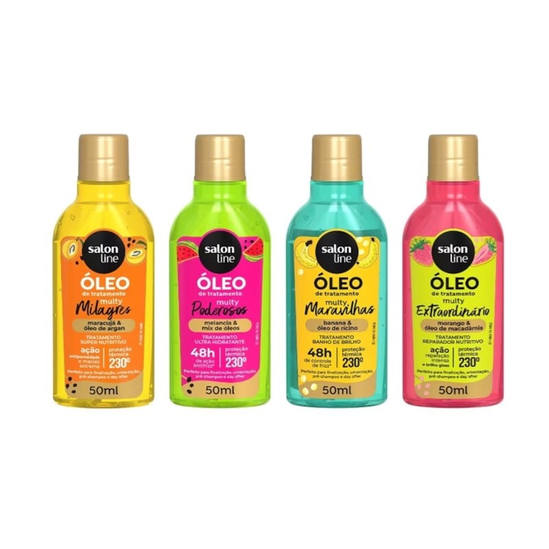 Kit Óleo de Tratamento Salon Line Multy em Oferta na Shopee
