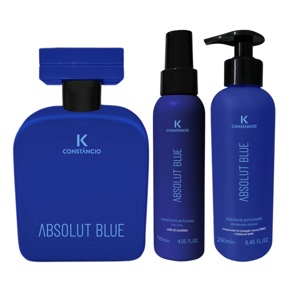 Kit K Constancio Absolut Blue Deo Colonia Desodorante Creme