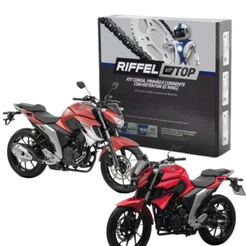Kit Relação Tração Transmissão com Retentor Fazer 250 2018 a 2026 Original Riffel