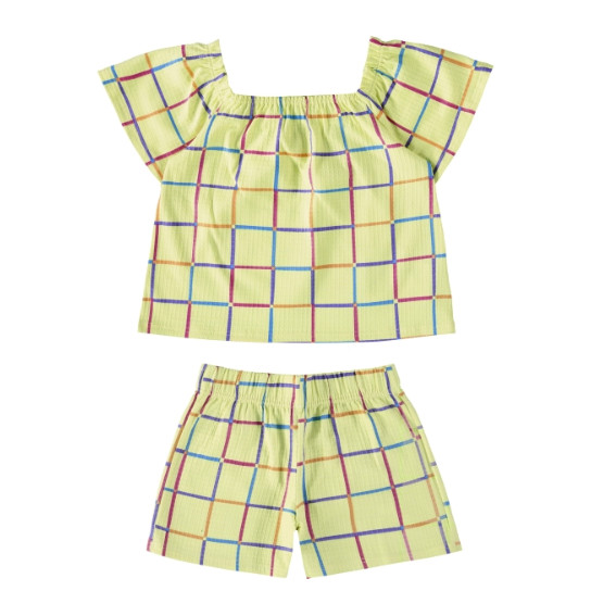 Conjunto Infantil Menina Estampado Em Malha Texturizada Malwee Kids