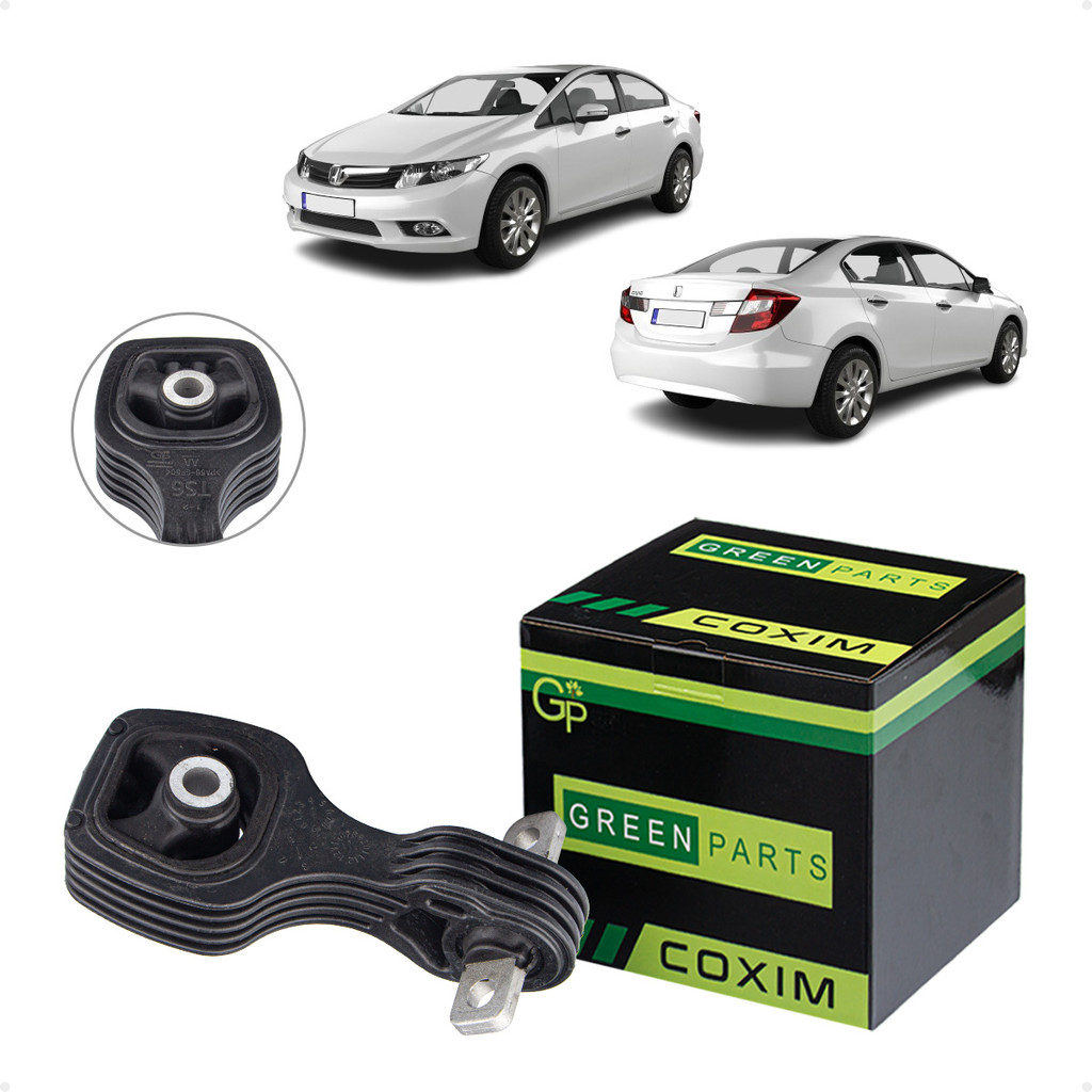 Coxim Menor do Câmbio Automático Traseiro Honda Civic 2.0 16V 2014 a 2016 / Honda Civic 1.8 16V 2012 a 2016