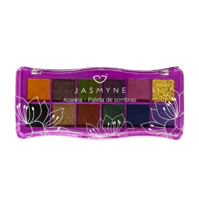 Paleta de Sombras 12 Cores Jasmyne Azaléia JS06108 B