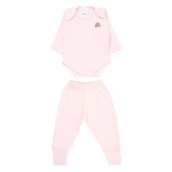 Conjunto Bebê Petutinha Menina Básico 100% Algodão - 2 Peças