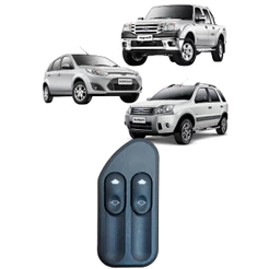 Botao Interruptor Vidro Elétrico Ford Fiesta Ecosport Ranger 2003 Á 2012 Duplo