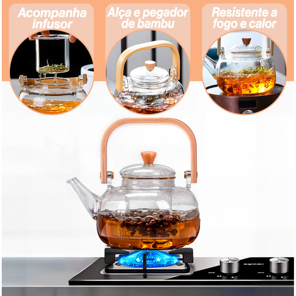 Bule Transparente para Chá: Onde Comprar | BuscaProdutos