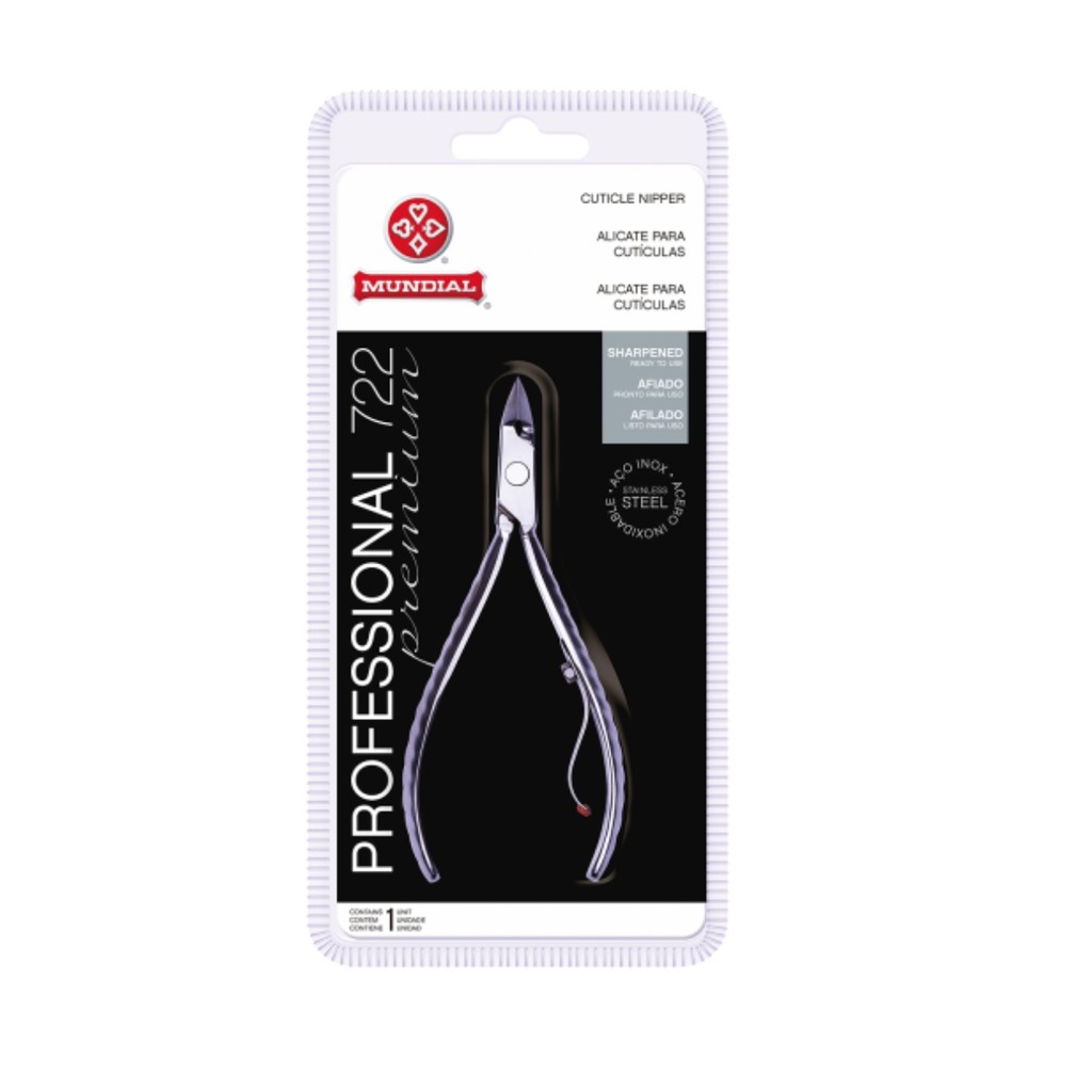 Alicate De Cutícula 722 Premium Inox Profissional Mundial em Oferta na Shopee