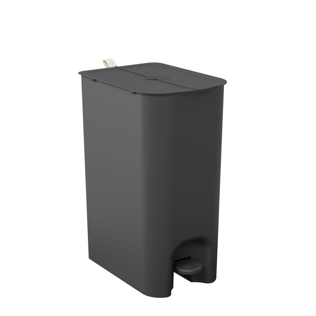 Lixeira Borboleta com Pedal Coza 20L Preto em Oferta na Shopee