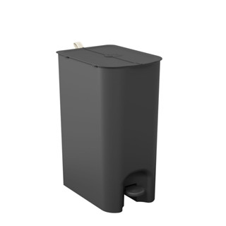 Lixeira Borboleta com Pedal Coza 20L Preto em Oferta na Shopee