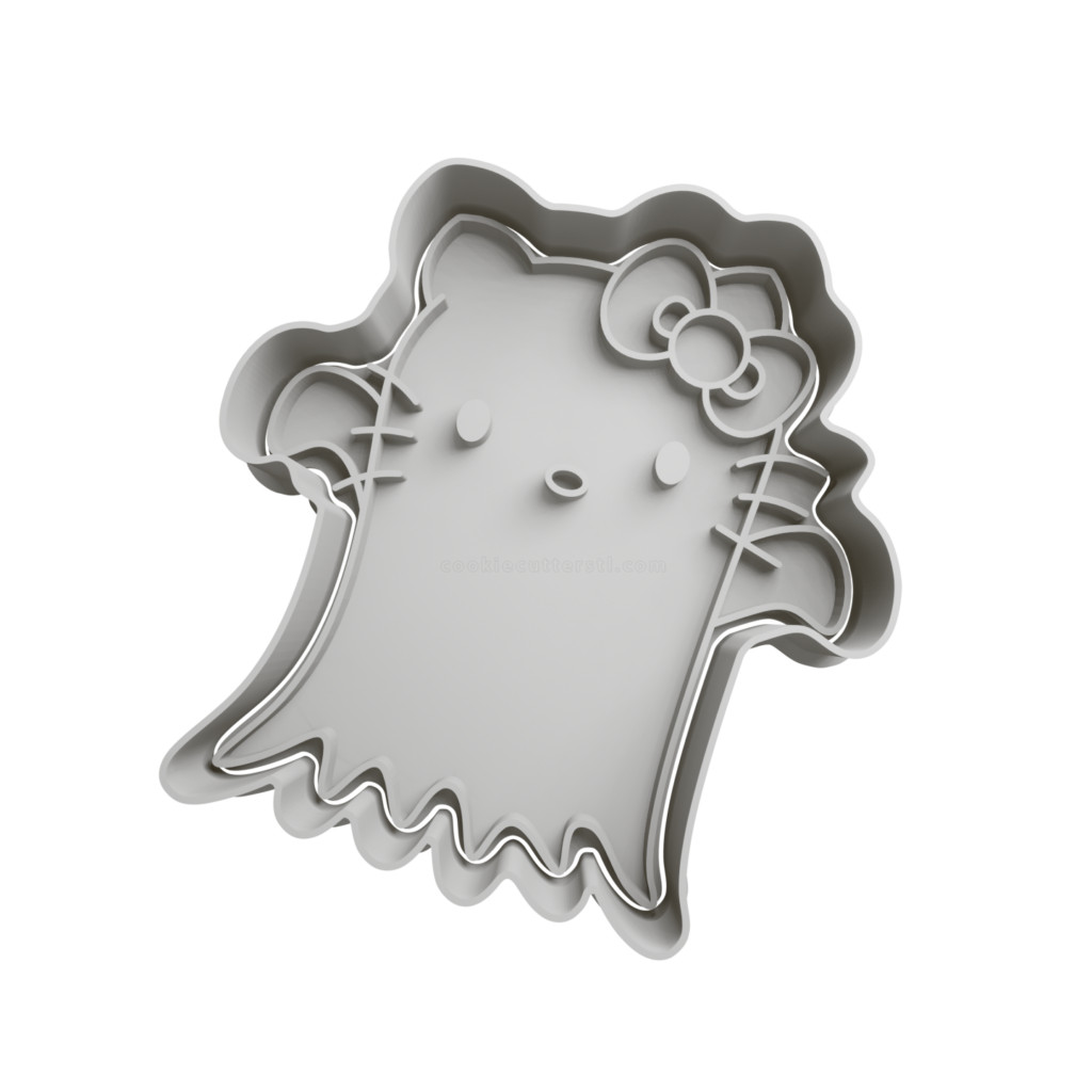 Cortador De Biscoito Hello Kitty Fantasma 2 - hello kitty