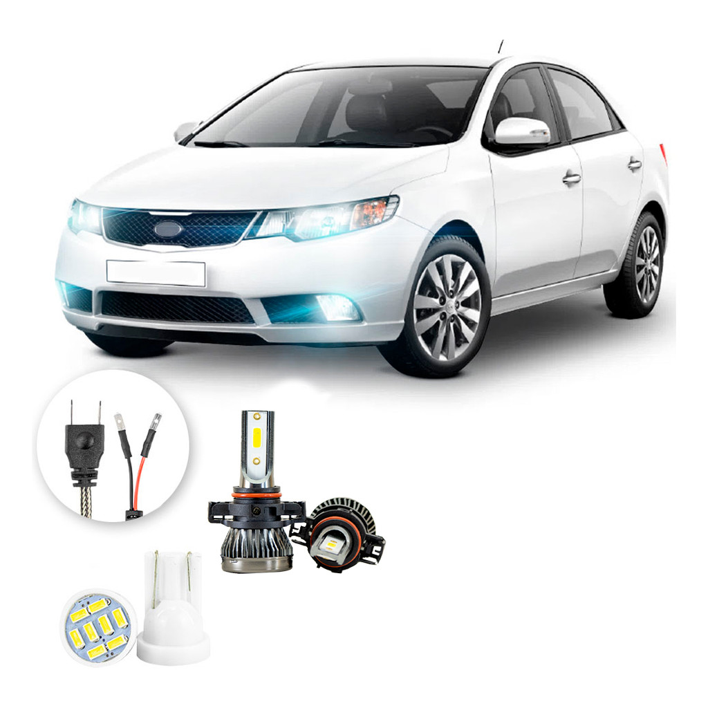 Ultra Led Nano 22000lm Kia Cerato 2009-2013 Farol Milha em Oferta na Shopee