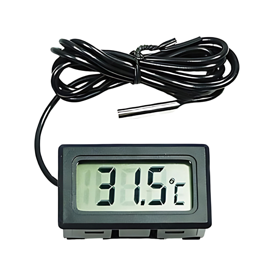 Termômetro Digital LCD Aquário Freezer Chocadeira Estufa Ambiente