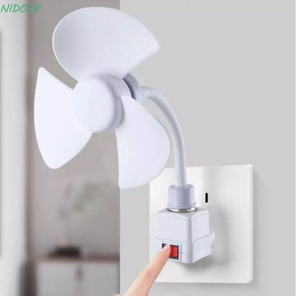 Ventilador Pequeno De Soquete NIDOSE , Ferramentas De Resfriamento Brancas Portáteis , Dor...
