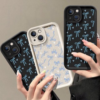 Romântico Azul bowknot Silicone Casos Para Moto G05 E15 G54 G64 G84 E22 E22i E32 E30 E40 E32 Capa Macia À Prova De Choqu em Oferta na Shopee