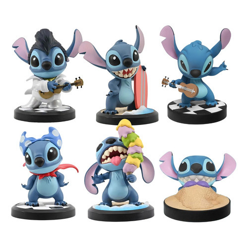 Boneco Stitch Disney - Surfista, Elvis, Sereia Ou Super Heró
