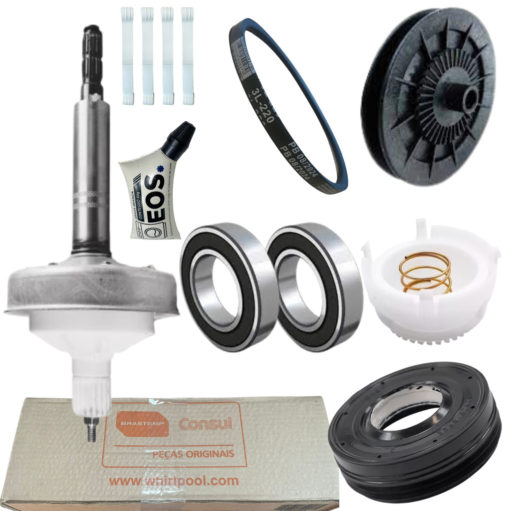 Kit Mecanismo Compativel Câmbio Brastemp Mondial Clean Mondial Antiga Bwf22a Bwq22a BWF22A BLL22 BWQ
