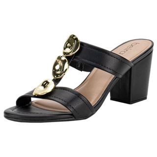 Tamanco Feminino Salto Grosso Beira Rio 8280691 em Oferta na Shopee