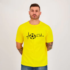Camiseta Batimento Futebol Amarela