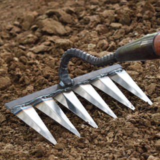 Ferramenta Agrícola de Jardinagem com Ancinho de Seis Dentes em Oferta na Shopee