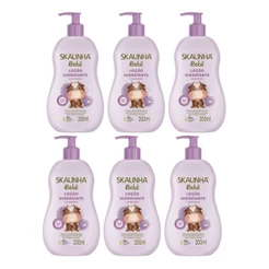 Kit 6 Loção Hidratante Bebê Infantil Lavanda Vegano Skalinha