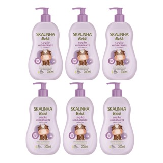 Kit 6 Loção Hidratante Bebê Infantil Lavanda Vegano Skalinha em Oferta na Shopee