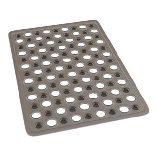 Tapete Lyor para Banheiro Cinza de PVC 49cm x 32cm em Oferta na Shopee