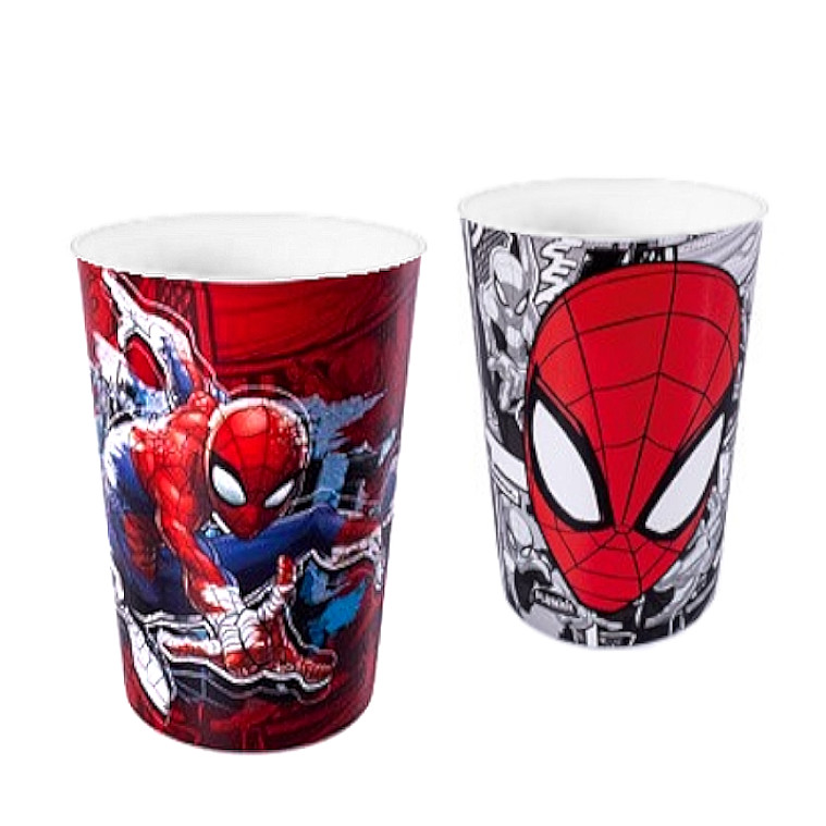 Kit com 2 Copos Infantil do Homem Aranha DC Spiderman 320ml em Oferta na Shopee