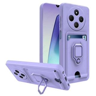 Capa Protetora De Lente Completa Para Xiaomi Redmi 14C 4G Bolsa De Cartão Carteira TPU Macia Redmi14C Suporte Magnético em Oferta na Shopee