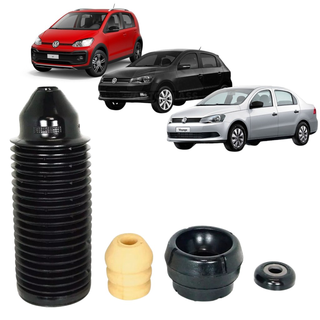 Par De Kit Amortecedor Dianteiro Vw Gol Saveiro Voyage G5 A3 em Oferta na Shopee