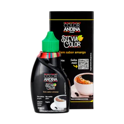 Adoçante Stévia Líquida 30ml Color Andina