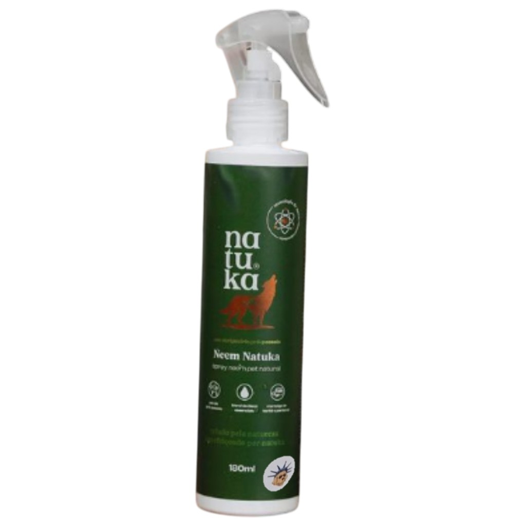 Repelente Spray Cães e Gatos Neem Pet Natural Natuka
