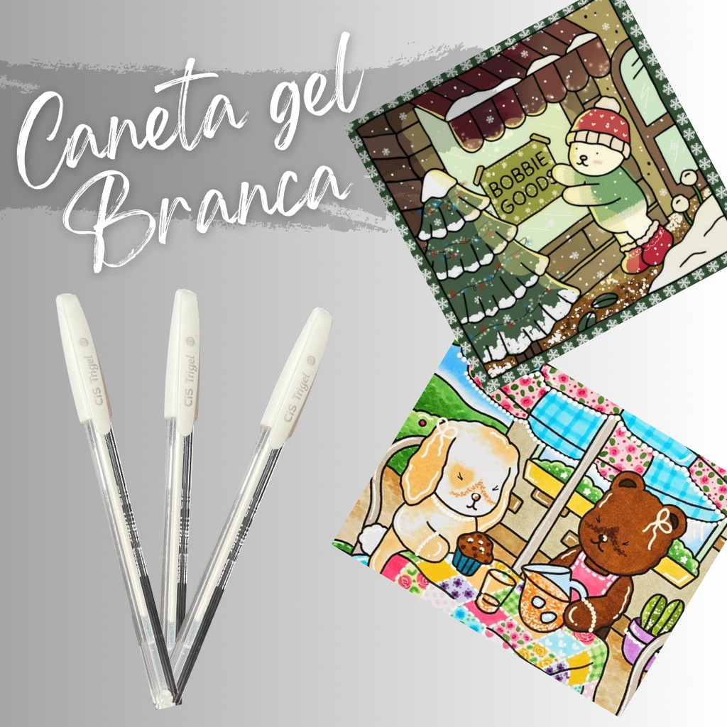 Caneta Gel Cis Branca: Onde Comprar | BuscaProdutos