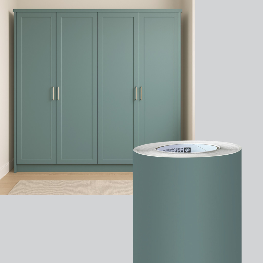Adesivo Vinil Fórmica Gold Satin Atlântico Glacial 1,22x4m