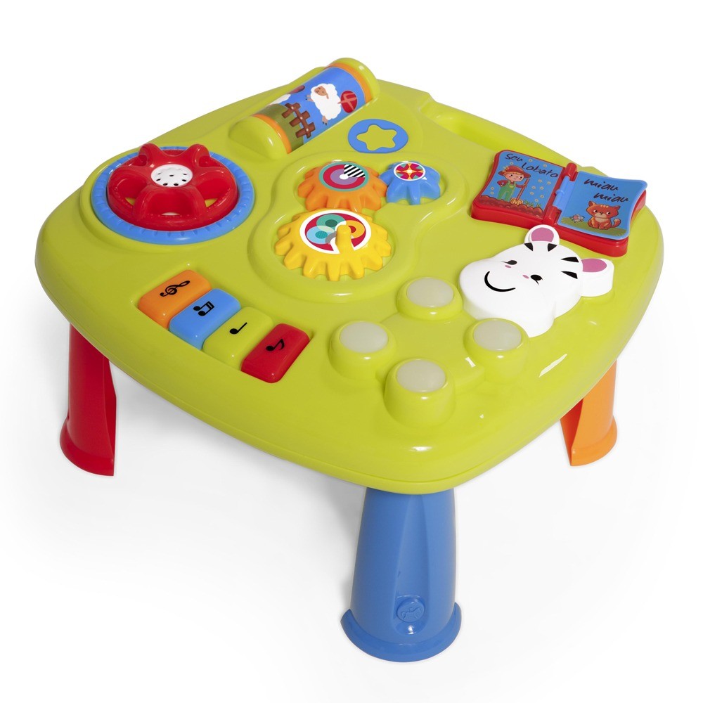 Mesinha Musical Infantil Mesa de atividades musical bebê